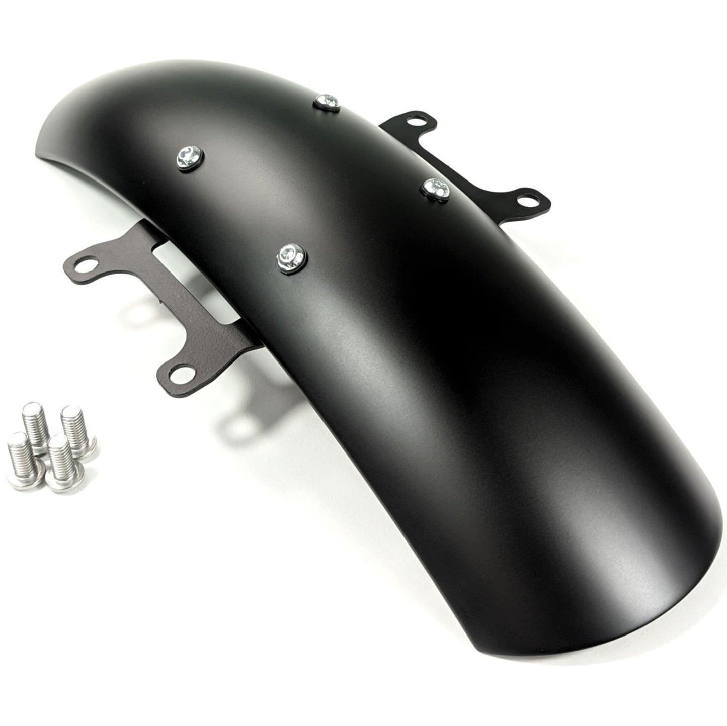 Short aluminum front fender with supports
