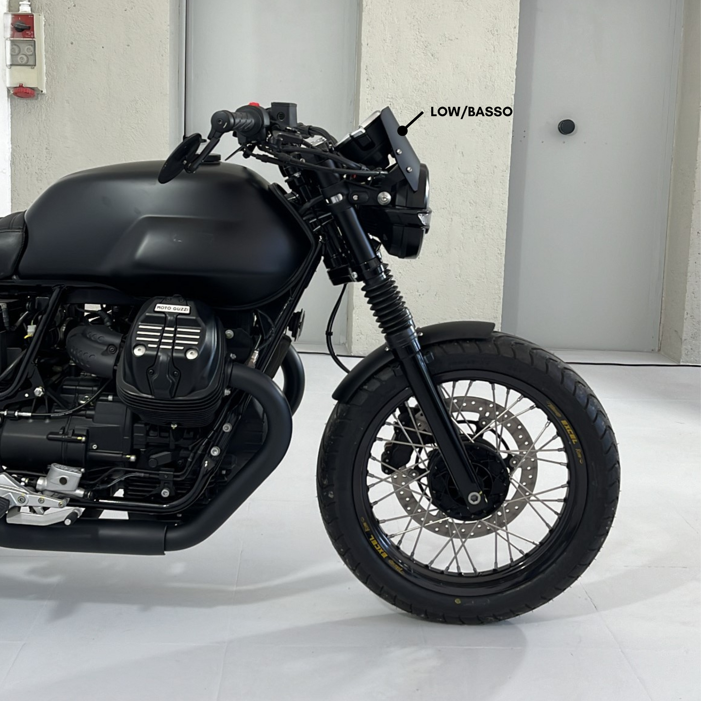 Aluminium windshield V7 850 E5 | E5 +