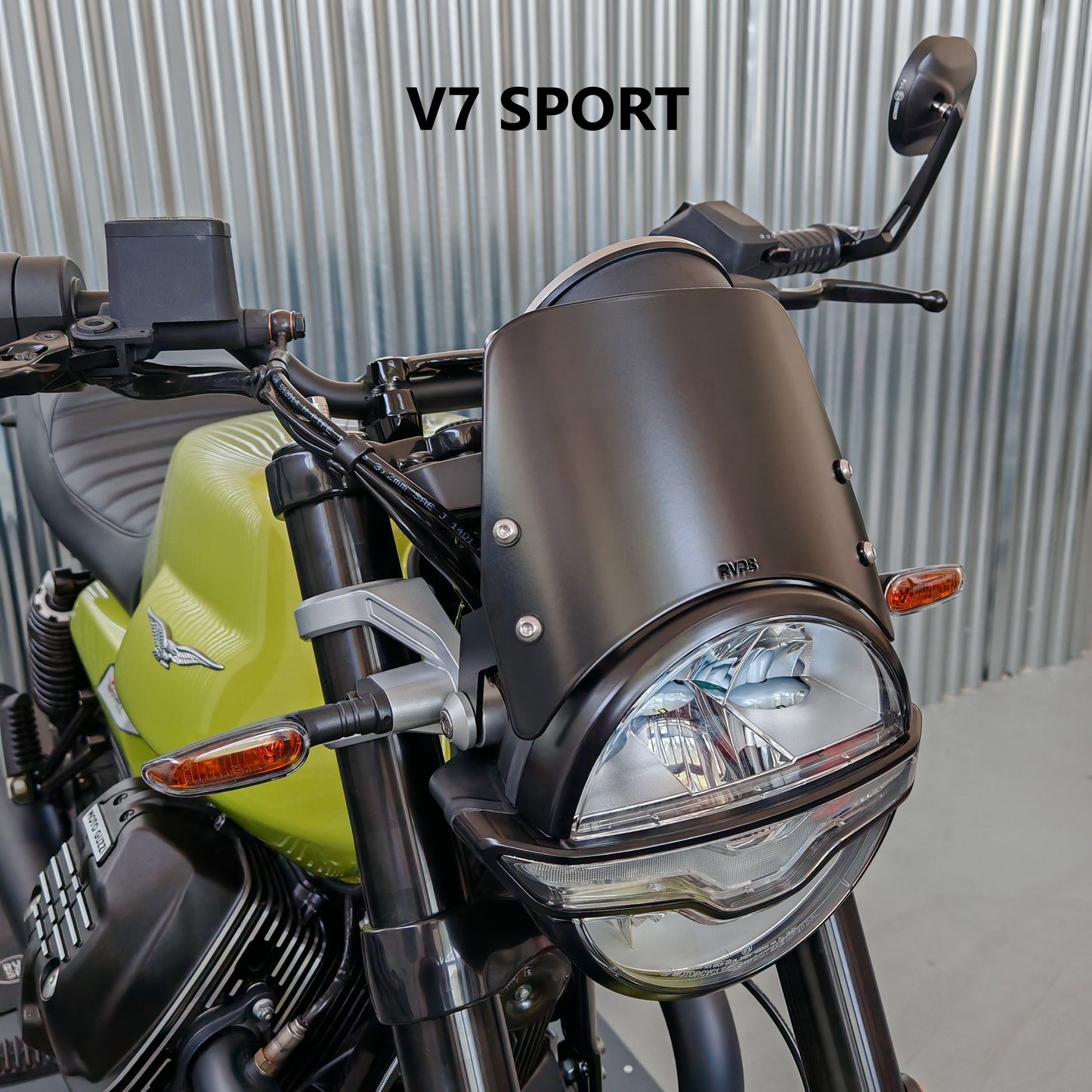 Aluminium windshield V7 850 E5 | E5 +