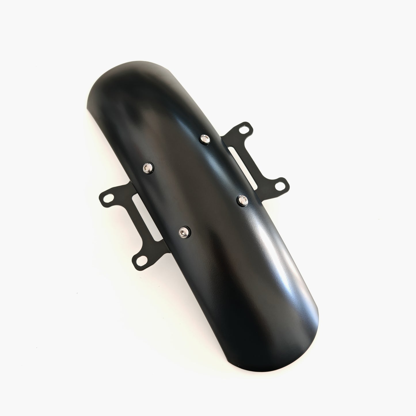 Short aluminum front fender with supports
