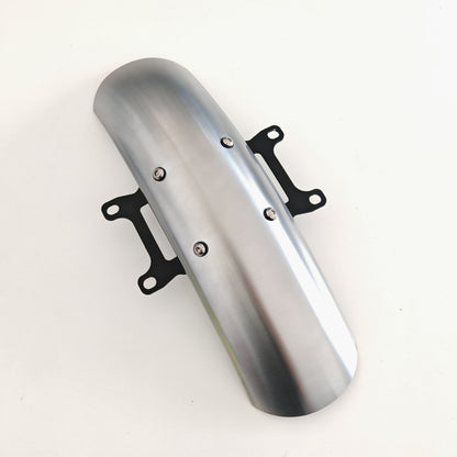 Short aluminum front fender with supports 