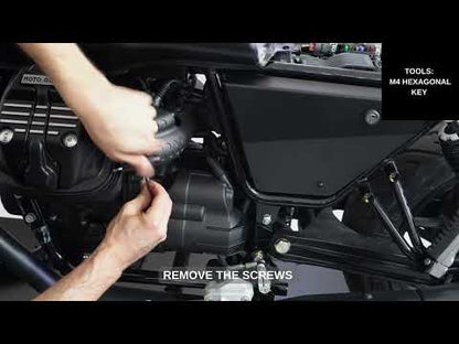 Starter motor cover 